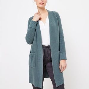 Lou & Grey Stitchy Pocket Open Cardigan